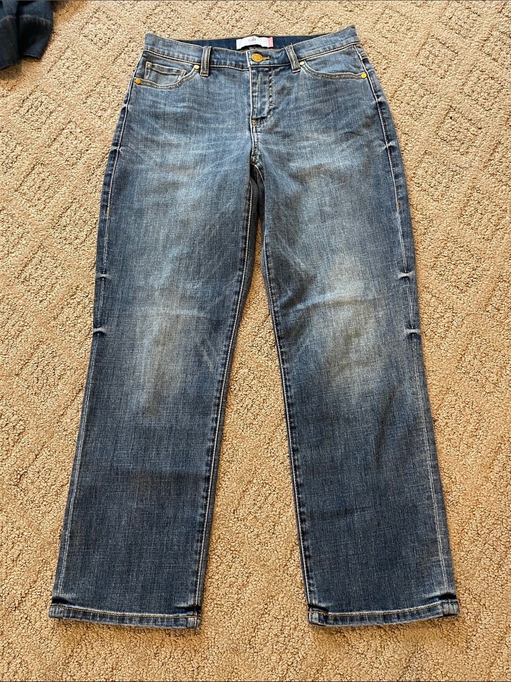 CAbi Women's Denim Ankle Crop Jeans - Blue Wash Soho Style